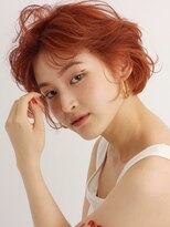 キリ 逗子(kiri) 逗子葉山耳かけショートカットショートボブアプリコットオレンジ