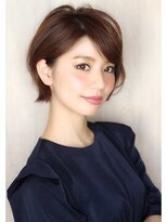 ビュー フクオカ(VIEW FUKUOKA)&nbsp;カットに自信あり！白髪ぼかしハイライトショートボブスタイル