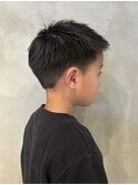 逗子葉山キッズカットスパイキーショート小学生アップバングM107