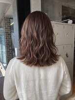 エインアンリー 明治神宮前(AIN.ANLY.)&nbsp;ミディアムパーマ、ミディアムパーマゆるめ、ニュアンスパーマ