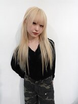 ジーナ オモテサンドウ(XENA)&nbsp;シールエクステ×ブロンド