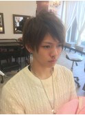mallia☆メンズツーブロックアシメショートスタイル