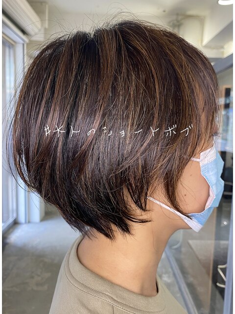 ★soundhairdesign★眉上バングショート