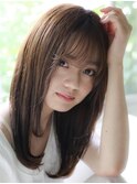 艶髪ストレートスタイル