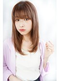 ミルキーベージュ まとまるレイヤー 大人ミディ N