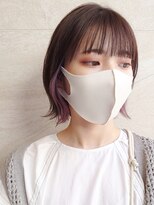 オーストヘアーモニカ 梅田茶屋町2号店(Aust hair Monica) ピンクパープルインナーカラー ◎