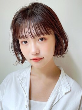 コクーン 銀座(Cocoon) ランダムボブ#切りっぱなしボブ#美髪#ピンクブラウン