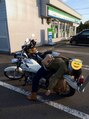 アグ ヘアー ハグ 白石店(Agu hair hug) 愛車と、ロングツーリングで疲れた私です。笑