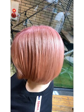 ラフ 難波店(LAFF) #黒髪#ボブルフ#ネビージュ#小顔#ワンレン