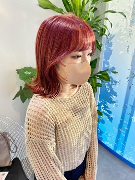 ギグスダブル 栄店(gigs double) レッド★韓国レイヤー