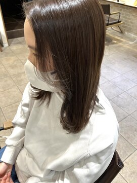 ネオリーブカップ 町田店(Neolive capu) 顔まわりレイヤー ＊ オリーブカラー【韓国風/透明感カラー】