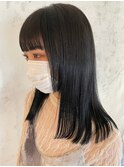 [MIHO*ADOR] 前髪 / 黒髪 / ロング / 艶々 / さらさら