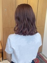 エニエンメイクス 立川(ENIEN MAKE'S) ミディアム/艶髪/暗髪/Aujua/ピンクブラウン