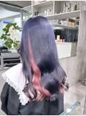 推しカラーにもおすすめ！ピンク×ネイビー=可愛い