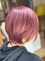 リプレシンクヘアー かわいい春カラーのウルフスタイル