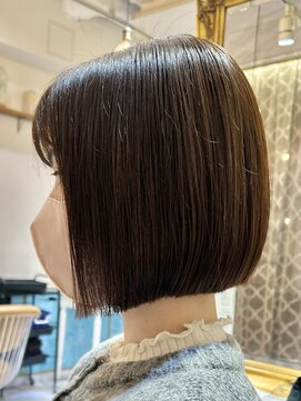 ロンドアベニール 北千住(Lond avenir) 地毛風ストレートボブ☆美髪ボブ/美髪縮毛矯正[北千住]