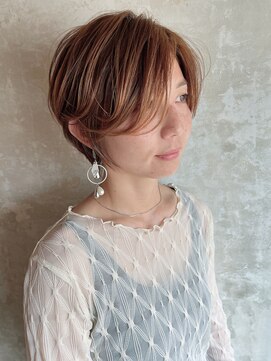 メロウ(mellow) ショート×ベージュカラー