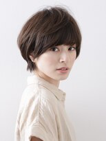 ニーフ 恵比寿(neaf)&nbsp;黒髪グレーベージュレイヤーロング前髪パーマ　市毛