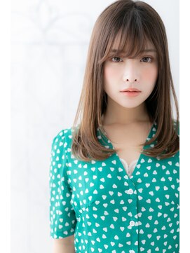 フィーユ 郡山安積店(FEYU) 前髪/アンブレラカラー/こなれミディ/ウェーブパーマ/安積30