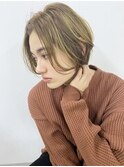 ハンサムボブ×シアーベージュ【藤沢】