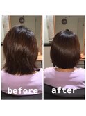 髪質改善ビフォーアフター