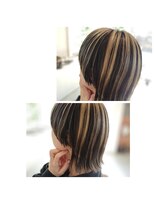 美容室こと マッシュウルフスタイル