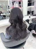 《RINON》指名 レイヤーカット グレージュ ブルーブラック