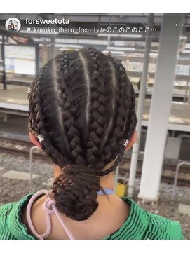 フォー スウィート(For sweeT) 浴衣コーンロウ