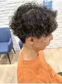 【メンズパーマ】朝のスタイリングも時短になるパーマ