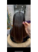 美髪矯正と髪質改善でつやストレート
