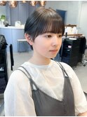 柏ショートショートボブショートカットくびれ丸みボブハイライト