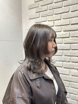 ビランチェ 池袋(bilancia) インナーベージュ/インナーカラー/外ハネボブ/顔周りレイヤー