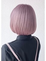 エイム(A-im)&nbsp;ボブ×ラベンダーピンクグレージュ　ブリーチあり