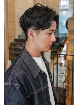 グッドプレイスアンドシング(Good Place&thing) メンズパーマ/波巻き/ニュアンスパーマ/メンズカジュアル/パーマ