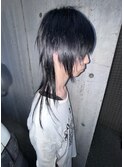 メンズカットハイレイヤーシャギーカットマレットヘア