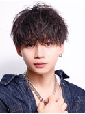 【シャープパーマ】刈り上げマッシュ