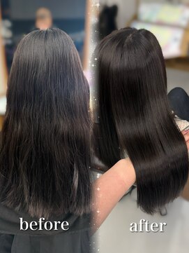 ハピネス 梅田茶屋町店(HAPPINESS) レイヤーカット/縮毛矯正/髪質改善トリートメント/艶髪/絹髪