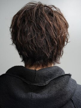 リップス 仙台annex(LIPPS) 波巻きスパイラルメンズヘアマッシュツイストパーマウルフカット