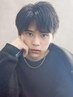 メンズフルストレート+カット（ダメージ毛対応）￥12000