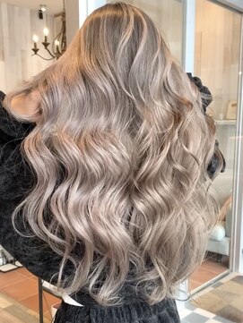 ラグーン(LAGOON) ホワイトミルクティーベージュ/バレイヤージュ/ケアブリーチ