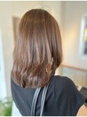 【人気のオーダー】レイヤーカット×艶ブラウン
