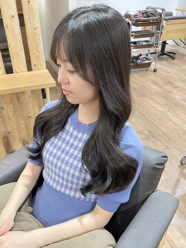 チュチュ(chuchu) ブリーチなしダブルカラー/韓国/顔まわり/レイヤー/東久留米