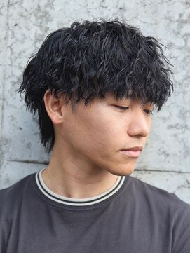 ハニー(HONEY) 縦落ちツイスパ/ツイストスパイラルパーマ/岡崎メンズパーマ