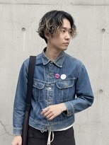 エイチ メンズ(H) ツイストスパイラルパーマフェードシャドウパーママンバンヘア