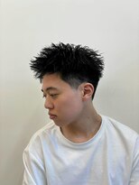 テンション(tension)&nbsp;メンズスパイキーショートテーパーフェード札幌大通バスセンター