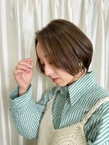 ハピネス 王寺店(Happiness)&nbsp;前髪なし丸み大人ショート　奈良王寺　20代30代40代