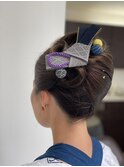 お祭りヘアセット