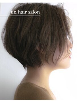 アン 柏店(un) ◆クールショートボブ【小顔前髪でイメチェン】アッシュベージュ