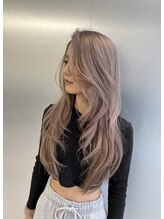 ケリー 水戸店(KELLY)&nbsp;ブリーチ　× ミルクティ