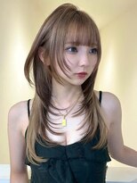 アイトーキョーエス 渋谷(AI TOKYO S)&nbsp;ミルクティーブロンド/ダークブルー/デジタルパーマ/渋谷